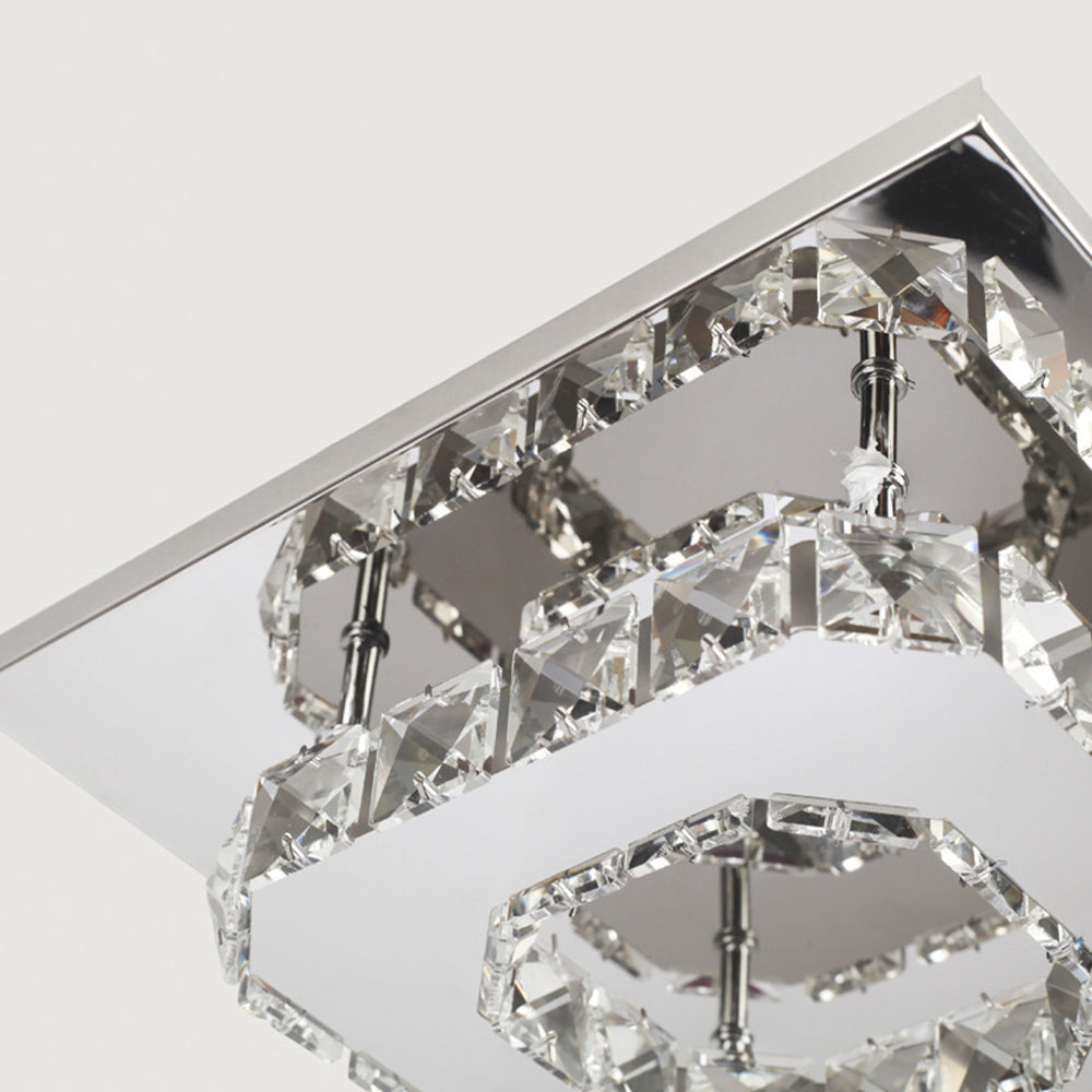 Skanto | Moderne Kristall-LED-Deckenleuchte für die Deckenmontage