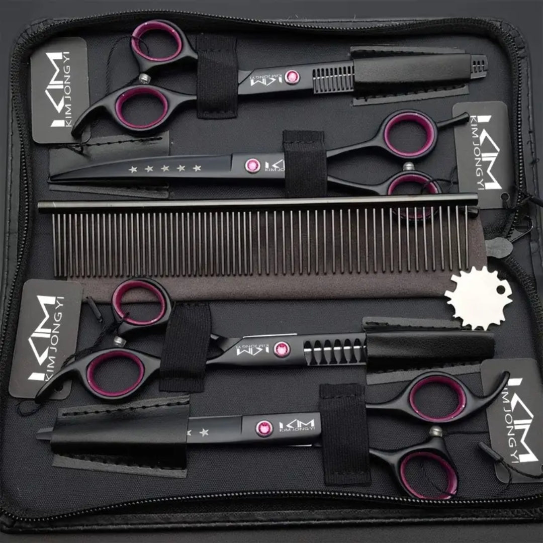 Skanto | TrimPro Tierpflegeset – Komplettes Scherenset für präzise Fellpflege