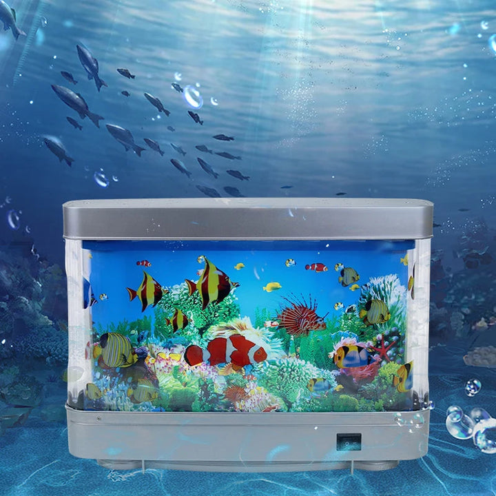 Skanto Skanto | Virtuelles Ozean-Schreibtisch-Aquarium mit LED-Nachtlicht