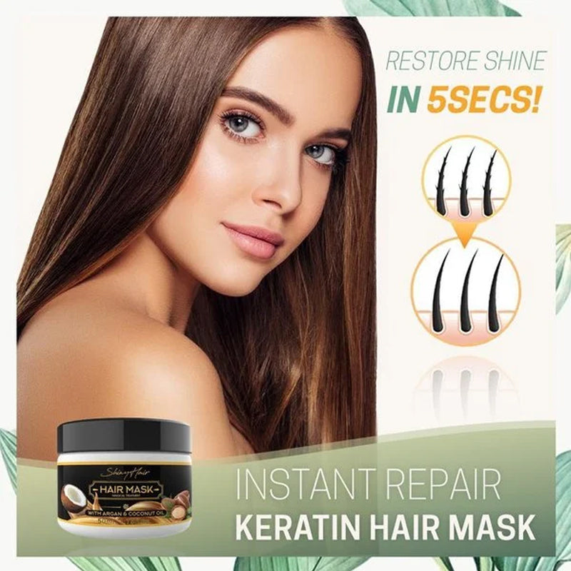 Skanto | ShinyHair Sofort-Keratin-Haarreparaturmaske