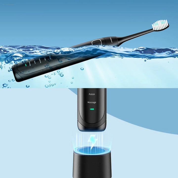 Skanto | Schallzahnbürste | 6 Modi & IPX7 Wasserdicht | Weiß, Schwarz, Pink