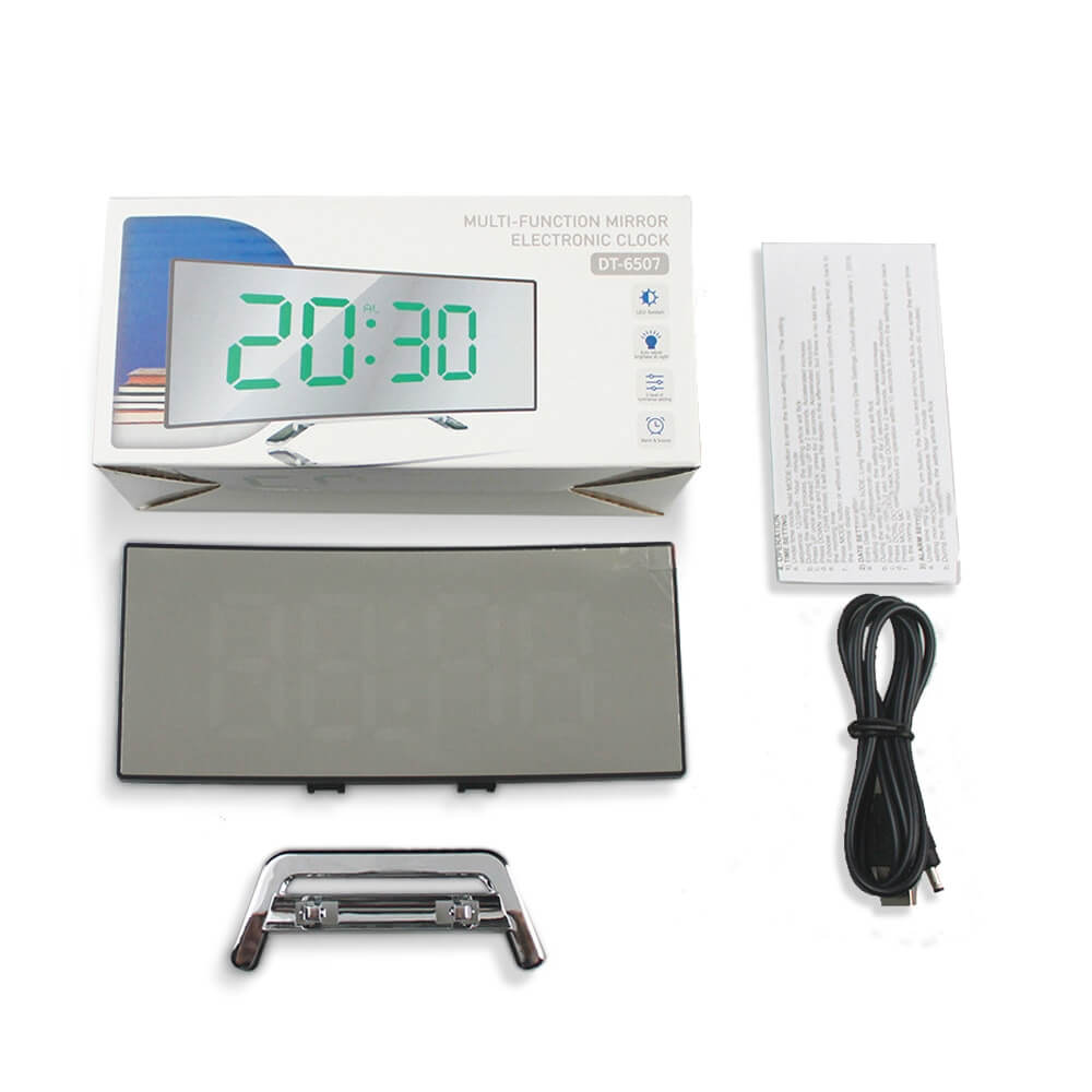 Skanto | Gebogener LED Digitalwecker - Rass