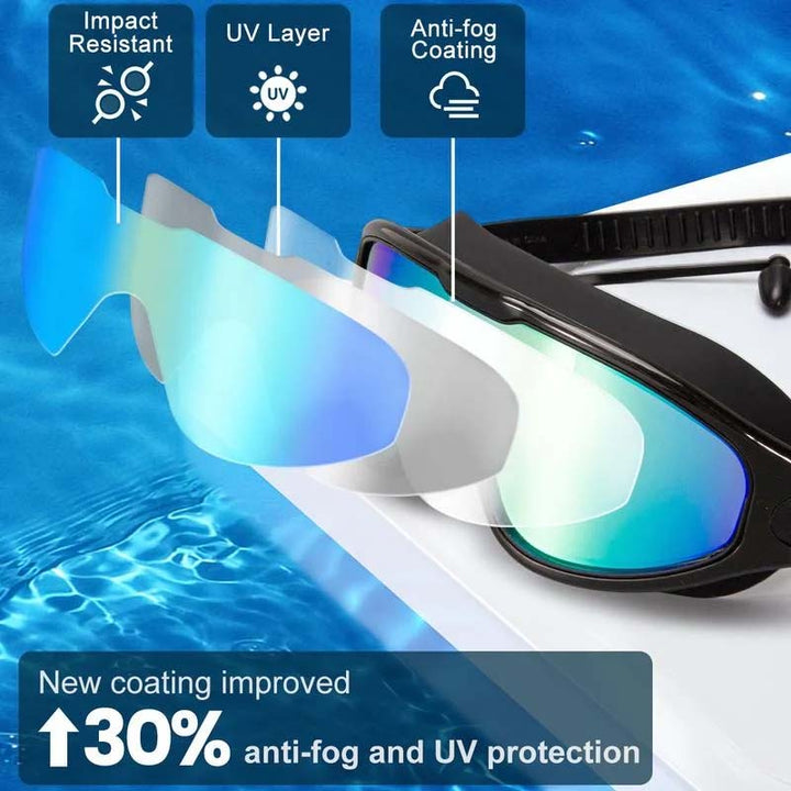 Skanto | Weitwinkel-Anti-Beschlag-Schwimmbrille