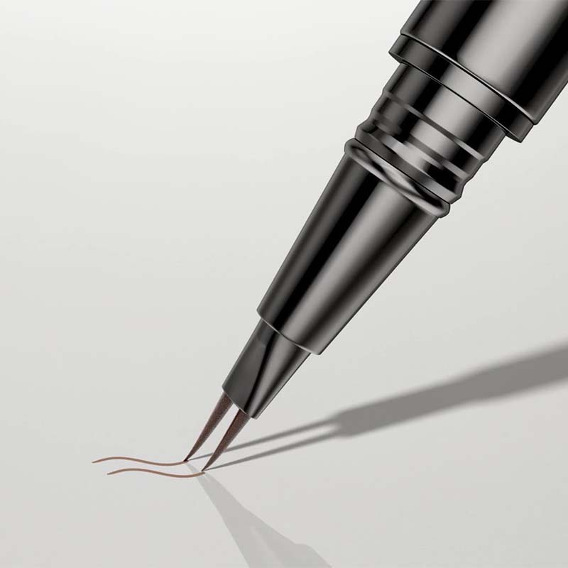 Skanto | 2-in-1 Dual-Ended Augenbrauenstift mit Micro-Gabelspitzen-Applikator und Präzisionspinselspitze