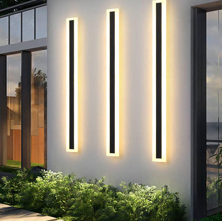 Skanto | Minimalistische Verlängerte Stabform LED Acryl Outdoor Wasserdichte Wandleuchte, 1-flammig