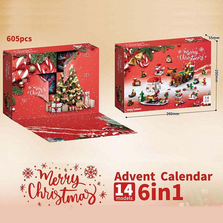 Skanto | 2025 Weihnachts-Bausteine Geschenkbox