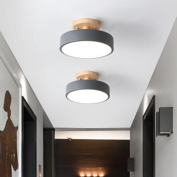 Skanto LED Runde Deckenlampe | Nordisches Design | Halb-Einbau | Wirtschaftliche Innenbeleuchtung
