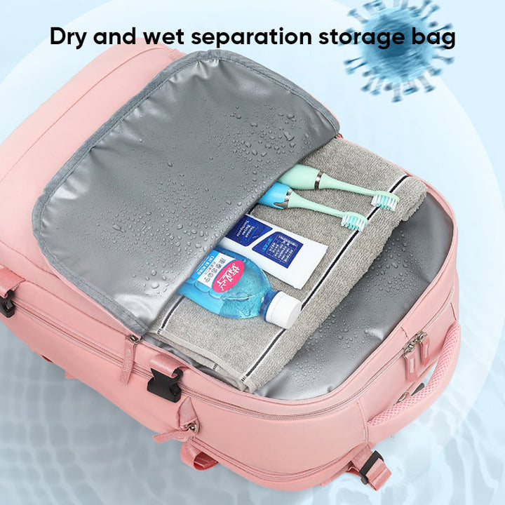 Skanto | Großer wasserdichter Reise-Rucksack für Damen