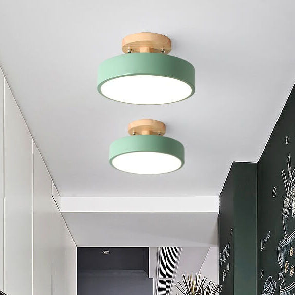 Skanto LED Runde Deckenlampe | Nordisches Design | Halb-Einbau | Wirtschaftliche Innenbeleuchtung