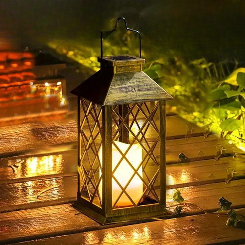 Skanto | Noctis Gartenlaterne – Magische Solar-Gartenbeleuchtung