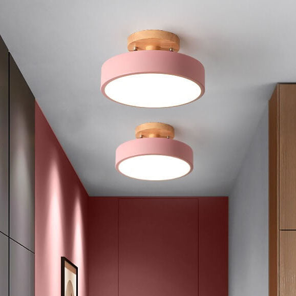 Skanto LED Runde Deckenlampe | Nordisches Design | Halb-Einbau | Wirtschaftliche Innenbeleuchtung