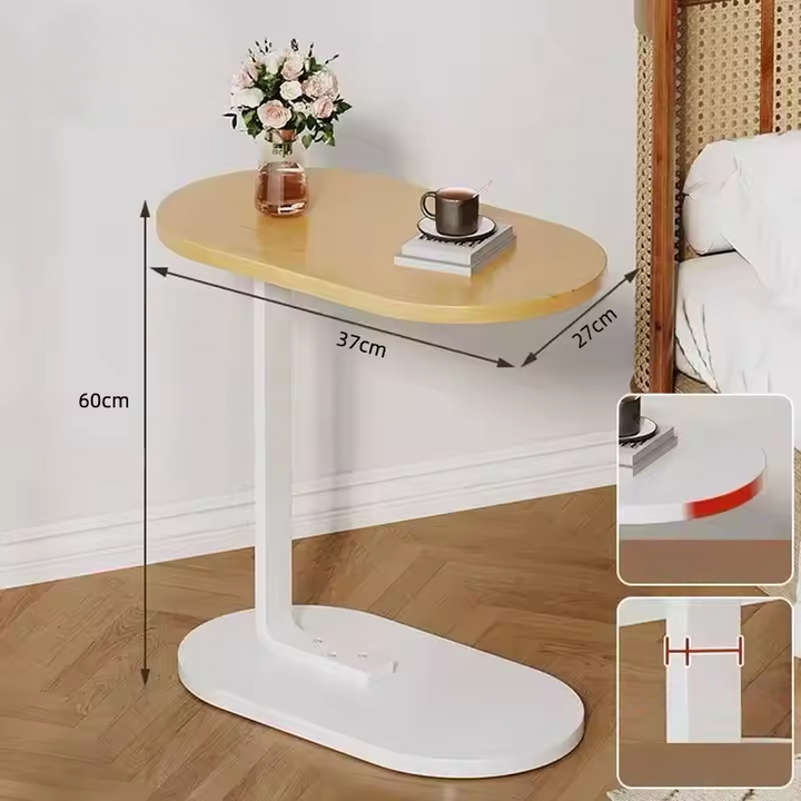 Skanto | C-förmiger Beistelltisch modernes, kompaktes und leichtes Design