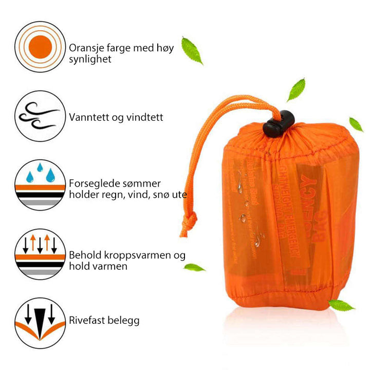 Skanto | Wasserdichter Notfall-Schlafsack
