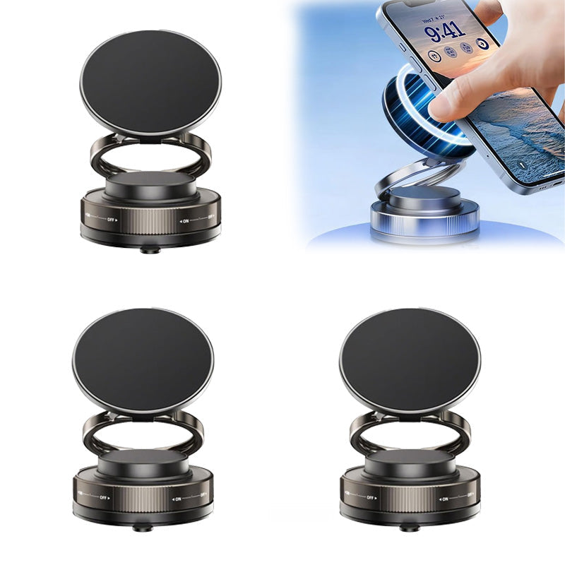 Skanto | 360° verstellbarer magnetischer Telefonhalter mit Vakuum