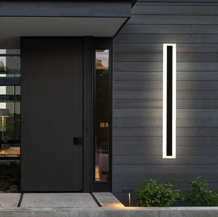 Skanto | Minimalistische Verlängerte Stabform LED Acryl Outdoor Wasserdichte Wandleuchte, 1-flammig