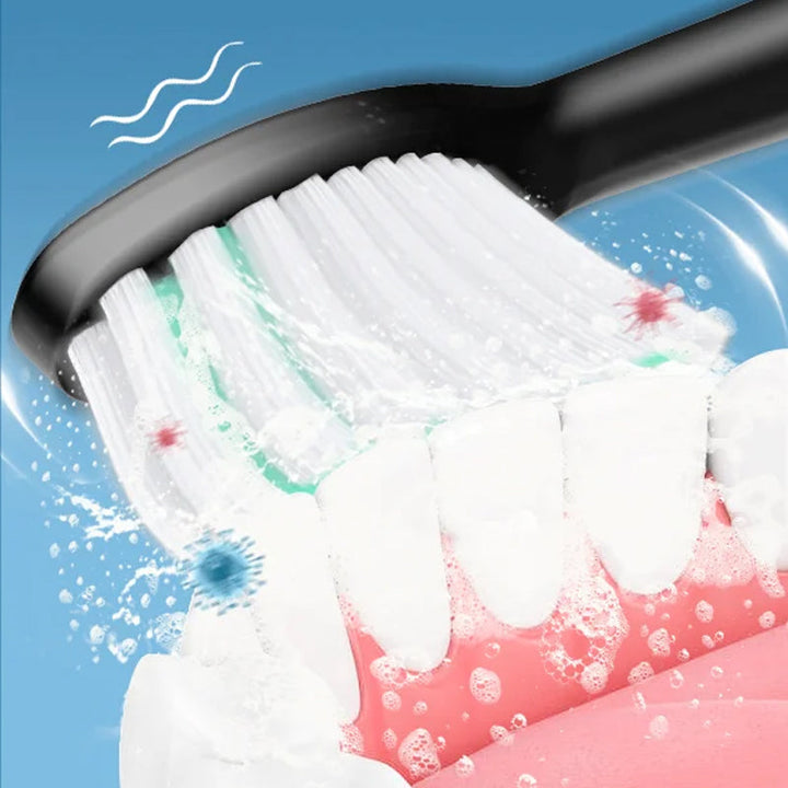 Skanto | Schallzahnbürste | 6 Modi & IPX7 Wasserdicht | Weiß, Schwarz, Pink