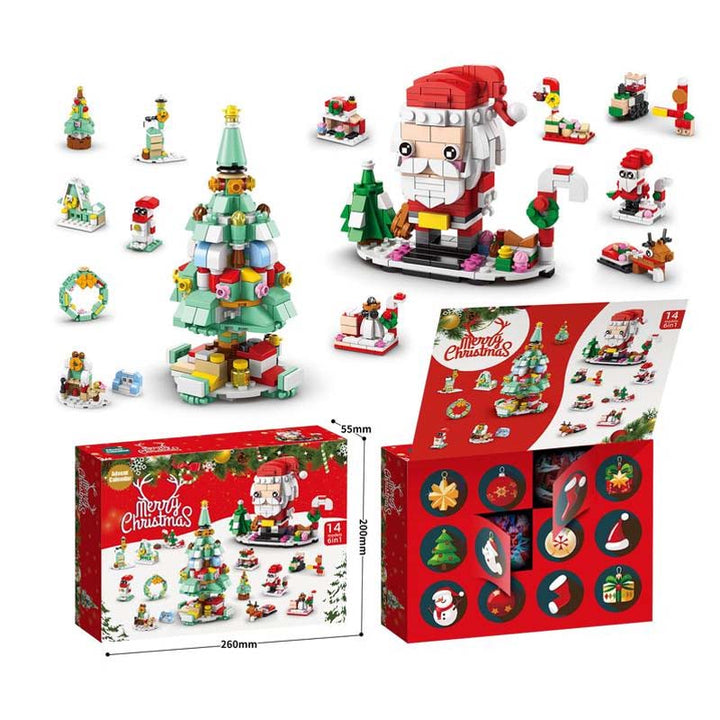 Skanto | 2025 Weihnachts-Bausteine Geschenkbox