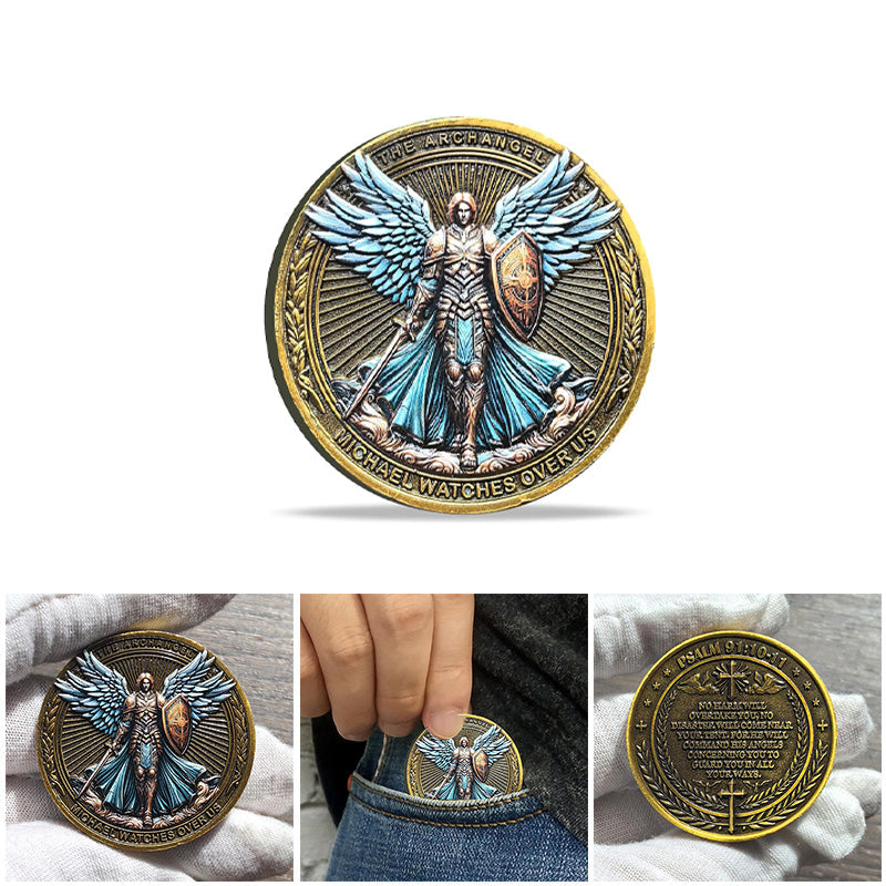 Skanto | Erzengel Michael wacht über uns Challenge Coin
