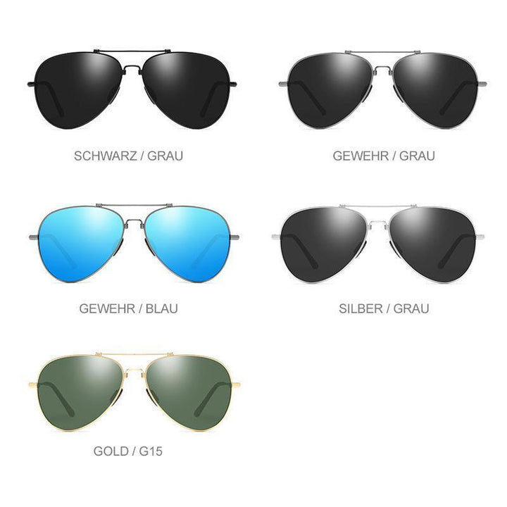 Skanto | Premium leichte polarisierte Sonnenbrille 100% UV-Schutz
