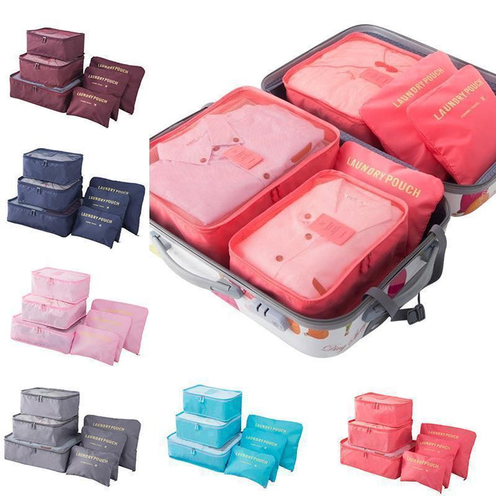 Skanto | 6-teiliges tragbares Gepäck-Organizer-Set