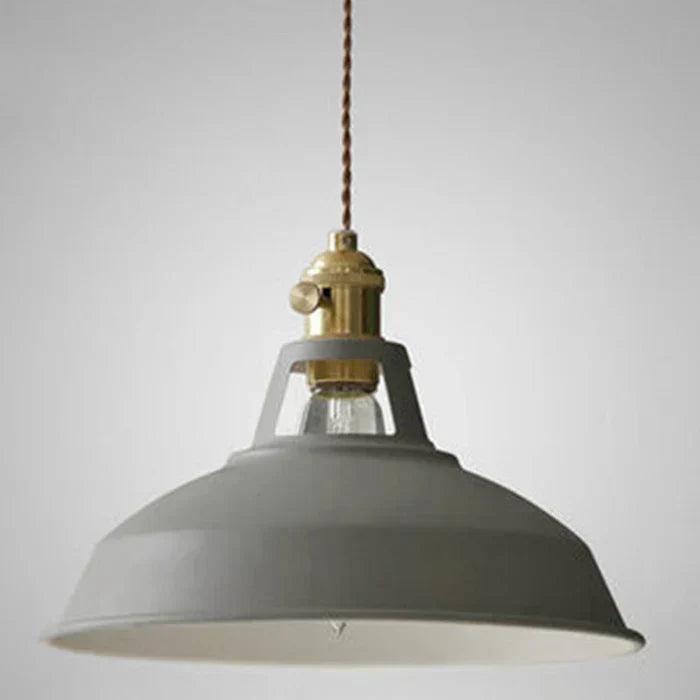 IronGlow Industrielle Retro-Hängelampe aus Metall, E27