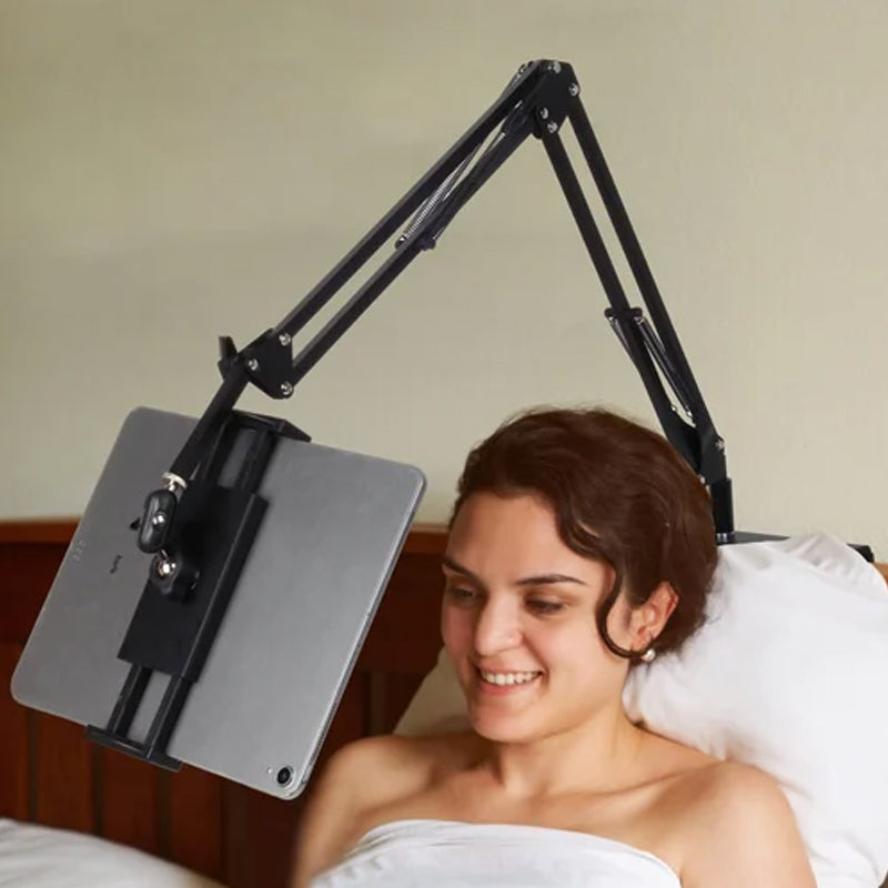 Skanto | Ausziehbarer, versteckter Nachttisch-Telefon-/Tablet-Halter
