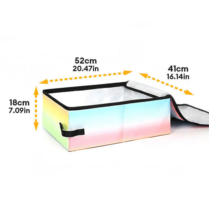 Skanto | Faltbare, wasserdichte Katzentoilette aus Aluminiumfolie
