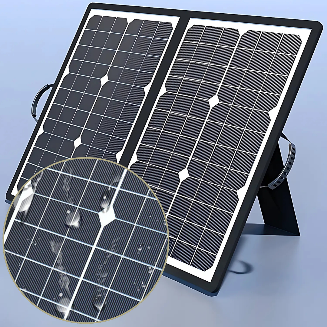Skanto | SolaraX 1000W Faltbares Solarpanel-Kit | Komplettset mit MPPT & USB/Type-C | Für Camping, Auto, Boot & Wohnwagen