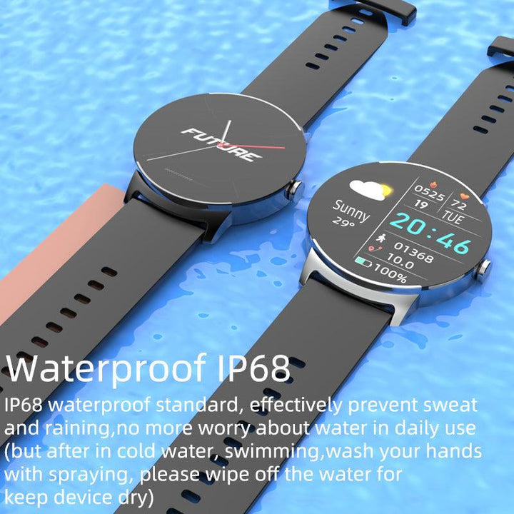 Skanto | Smartwatch mit integriertem NFC-System, Gesundheits- und Modeuhr, Herzfrequenz-, Blutdruck- und Blutsauerstoffüberwachung