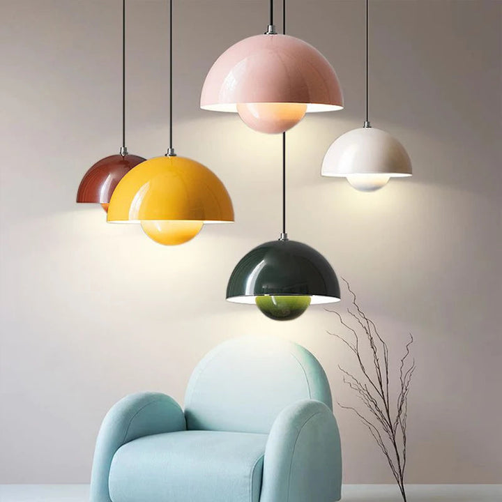Skanto | Frendorf – Stilvolle Blumen-LED-Pendelleuchte für eine einladende Atmosphäre