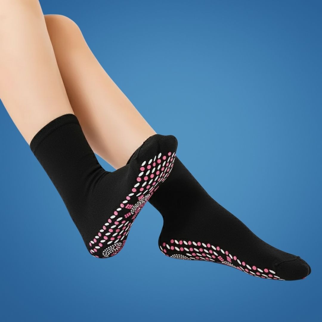 Thermosocken – Magnettherapie – Atmungsaktive, schlankmachende Thermosocken für kalte Füße – Fördert die Durchblutung & Komfort Skanto