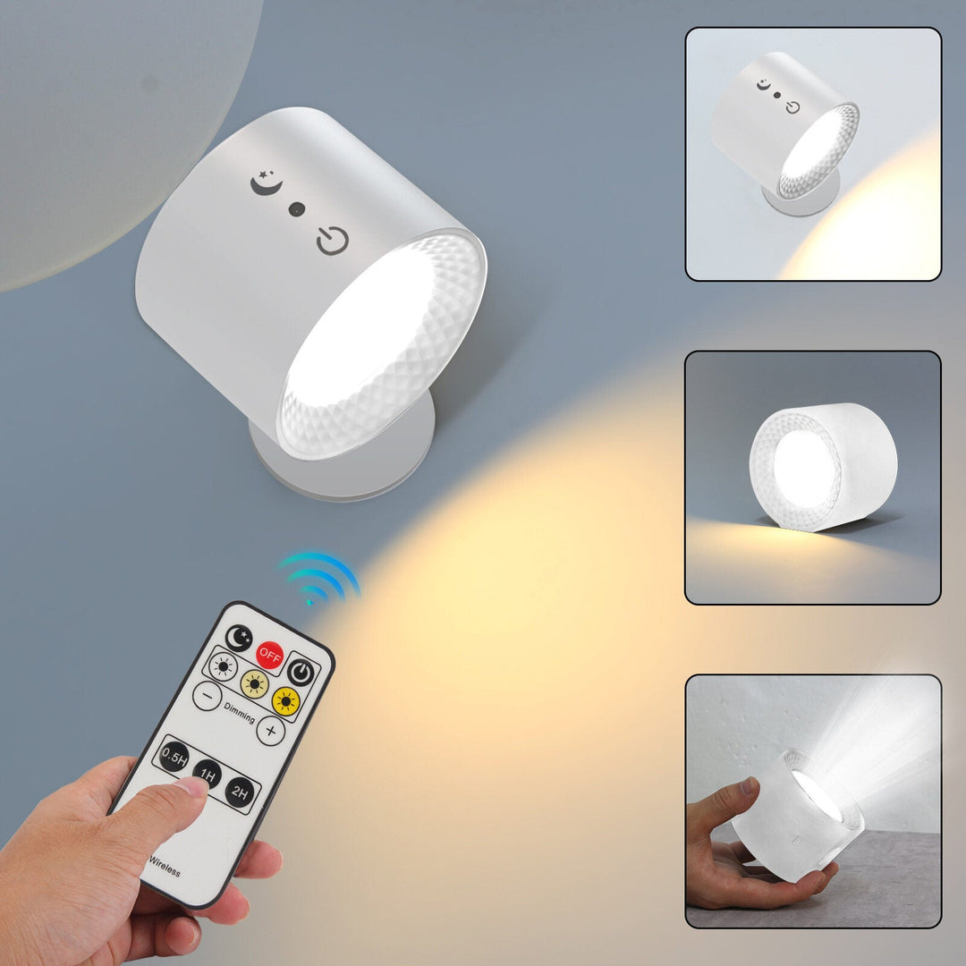 Skanto | LED-Wandleuchte – Wiederaufladbar, magnetisch & beidseitige Beleuchtung für den Innenbereich