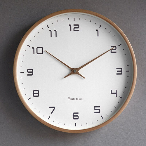 Skanto | EinzigHolz - Skandinavische Schlichtheit Wanduhr