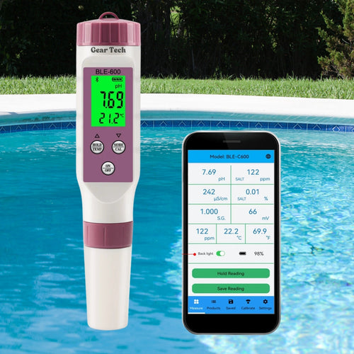 Skanto | Digitaler Pooltester – pH- und Chlormeter zur einfachen pH-Messung im Poolwasser