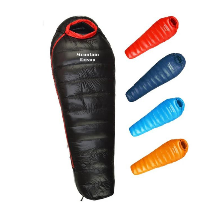 ArcticNest Winterschlafsack – Daunenschlafsack -20°C für extreme Kälte, leicht & wasserdicht