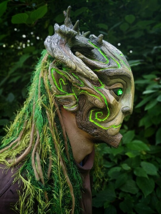 Skanto | Green Man Waldgeist Maske Kostümzubehör Masken