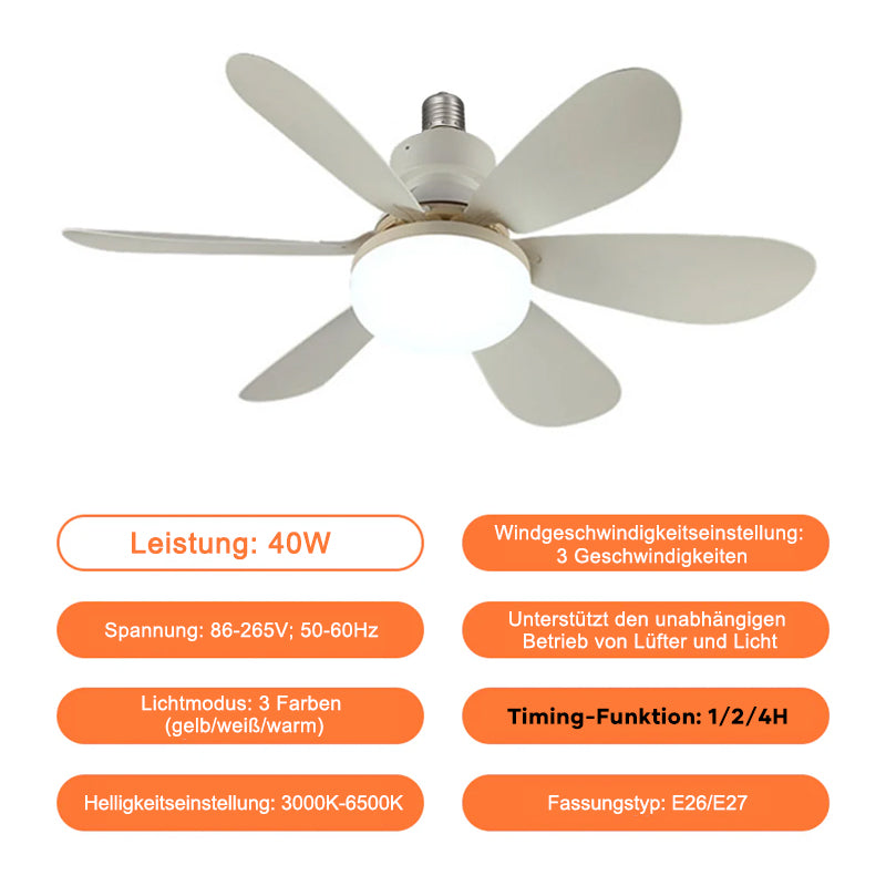 Skanto | Skanto Deckenventilator mit Licht