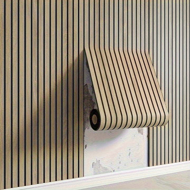 Skanto | CleanWall – Selbstklebende 3D PVC Wandpaneele in Holzoptik und -struktur – Einfach anzubringen – Ideal für die Wohnraumgestaltung