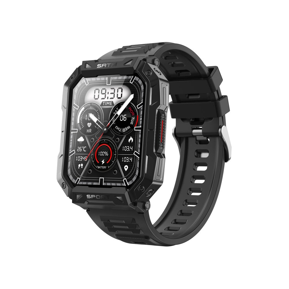 Skanto | Blutzucker Blutdruck Blutsauerstoff Schlafmonitor Wasserdichte Smartwatch