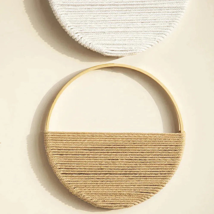 Skanto | Willowloop – Rundes Makramee-Wanddekor mit symmetrischem Design
