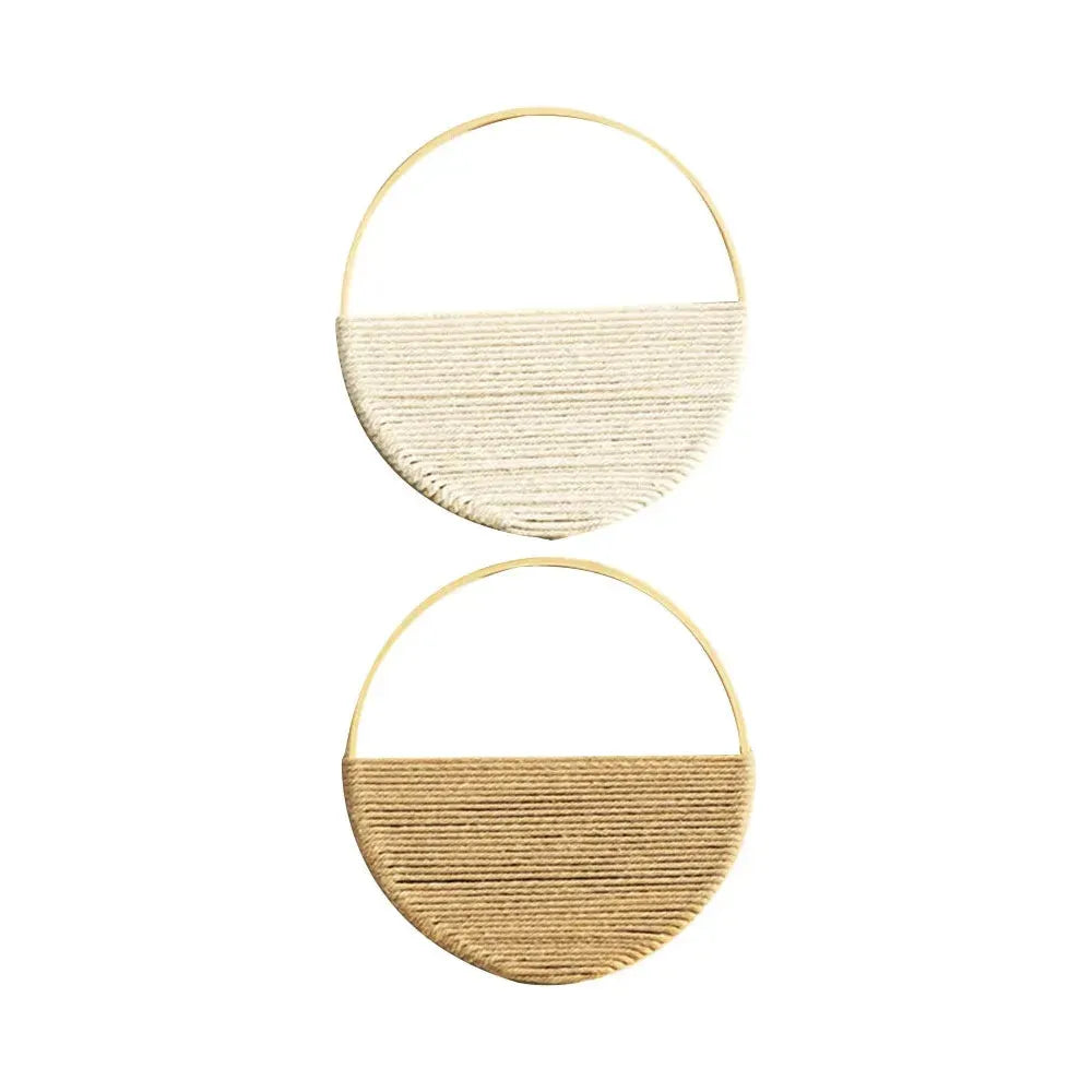 Skanto | Willowloop – Rundes Makramee-Wanddekor mit symmetrischem Design