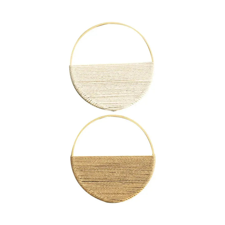 Skanto | Willowloop – Rundes Makramee-Wanddekor mit symmetrischem Design