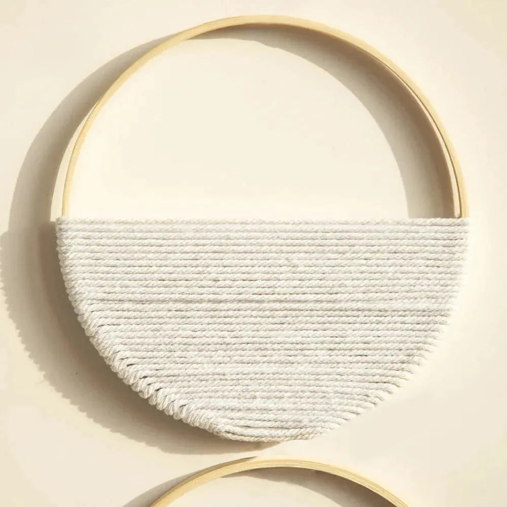 Skanto | Willowloop – Rundes Makramee-Wanddekor mit symmetrischem Design