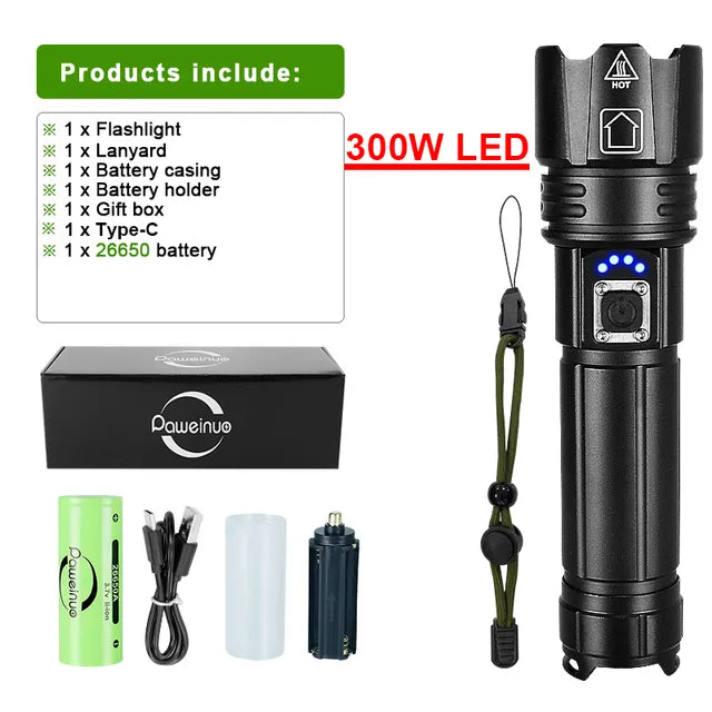 Skanto | LED-Taschenlampe | Wiederaufladbare Taschenlampe