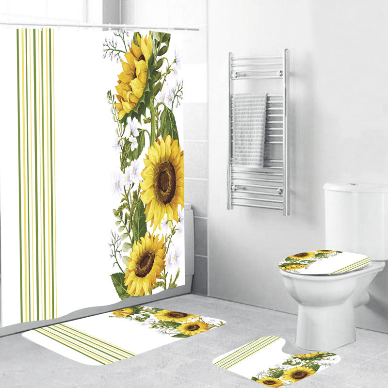 Duschvorhang mit Blumenmuster Skanto