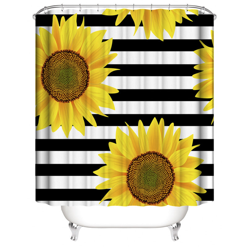 Duschvorhang mit Blumenmuster Skanto