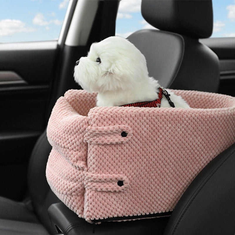 Skanto | Skanto Zentraler Kontroll-Hundeautositz für kleine Haustiere