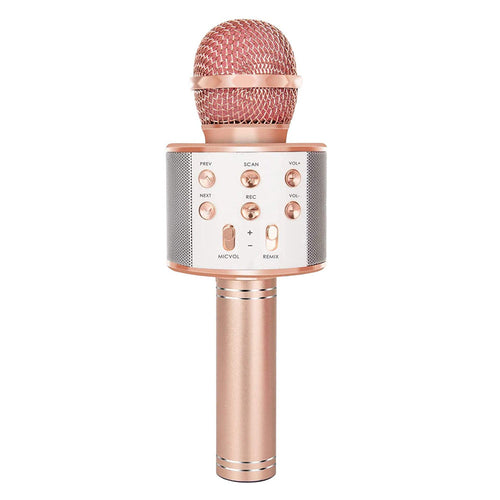 Skanto | Wiederaufladbares kabelloses Bluetooth Karaoke-Mikrofon