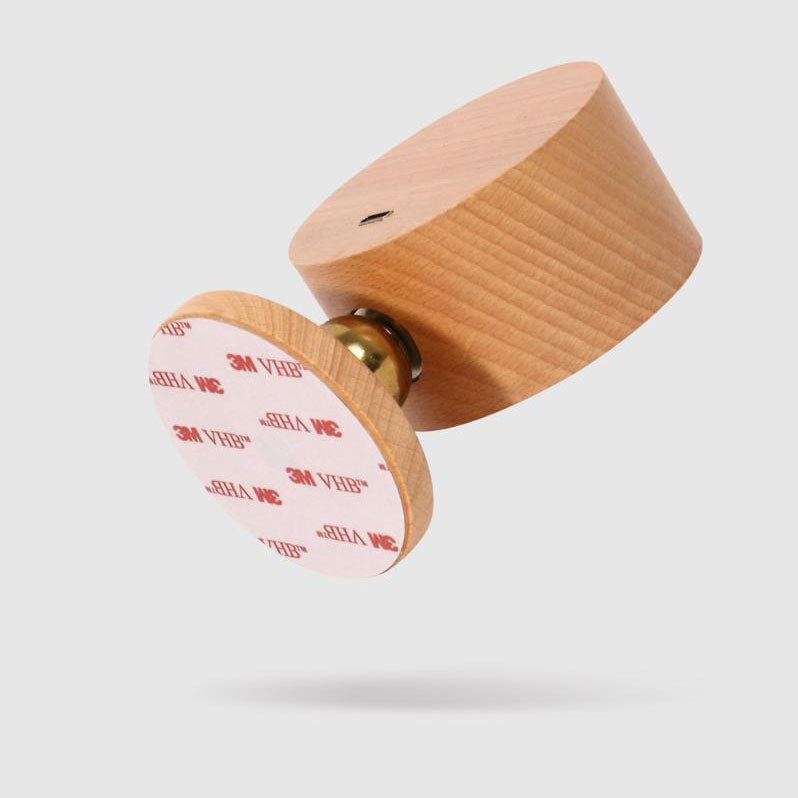 Skanto | Einfache Holz USB Wiederaufladbare Touch Magnet LED Nachtlicht Wandlampe