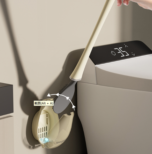 Flexible Silikon-Toilettenbürste